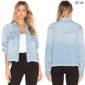 Levi Addison Cropped Jean Jacket